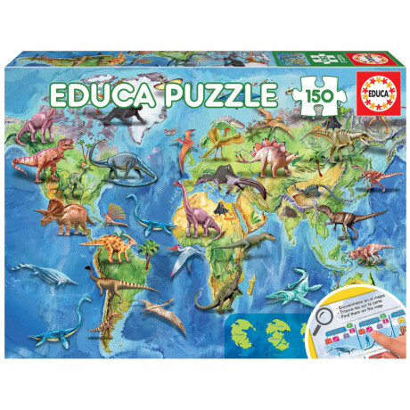 PUZZLE EDUCA MAPAMUNDI DINOSAURIOS 150 PIEZAS 001