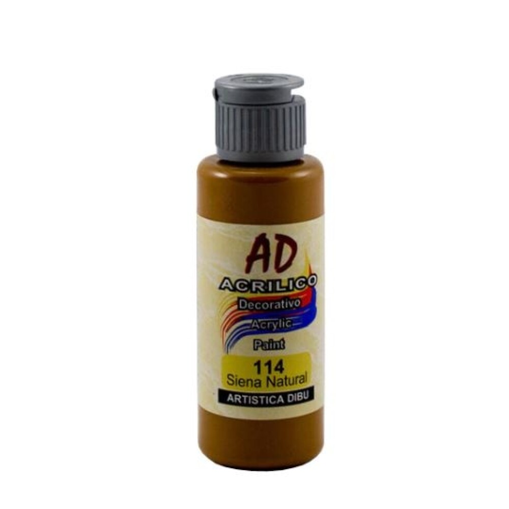 Acrílico Decorativo Ad 60 Ml Siena Natural #Acrílico Decorativo Ad 60 Ml Siena Natural