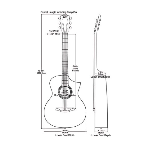 Guitarra electroacústica Bromo BAR5CE natural c/funda Guitarra electroacústica Bromo BAR5CE natural c/funda