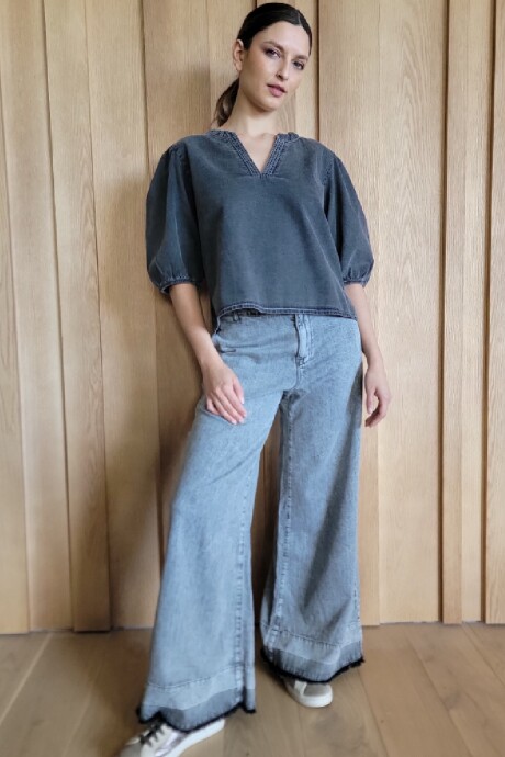 Jean Justina Denim Gris