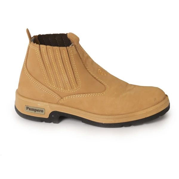 BOTIN BIGUA LOGO BORDADO BEIGE