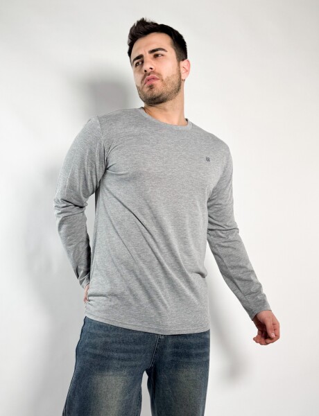 Remera M/Larga Barton Gris