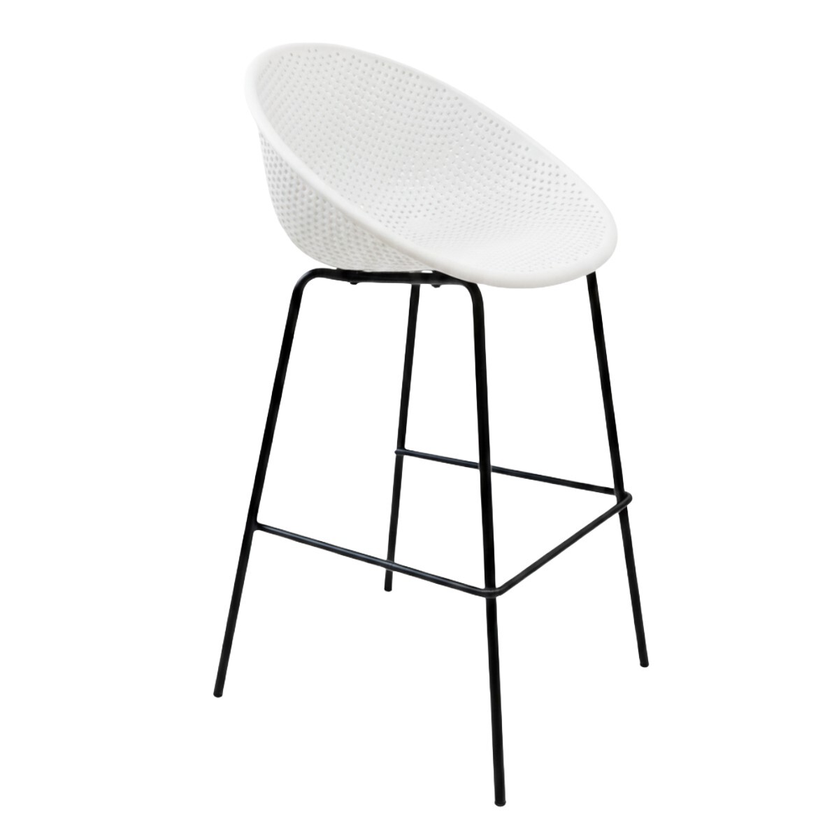 SILLA BAR PLAST BLANCO 