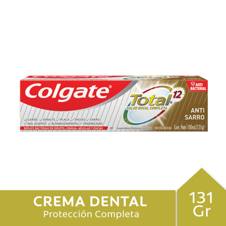 Colgate total 12 crema dental anti sarro 131 g Colgate total 12 crema dental anti sarro 131 g