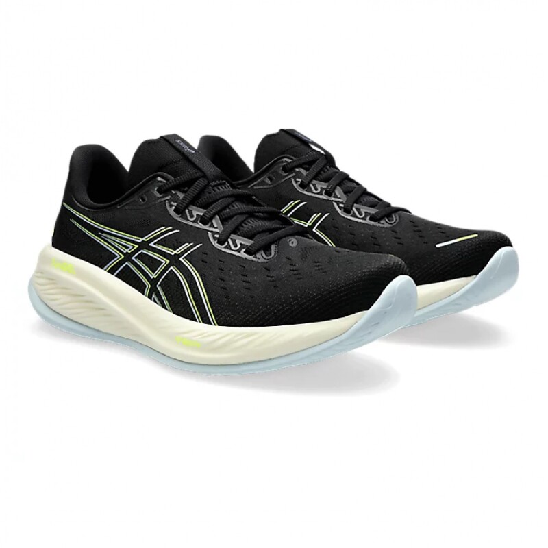 Champión de Hombre Asics gel-cumulus 26 black/safety yellow hombre Negro-Amarillo
