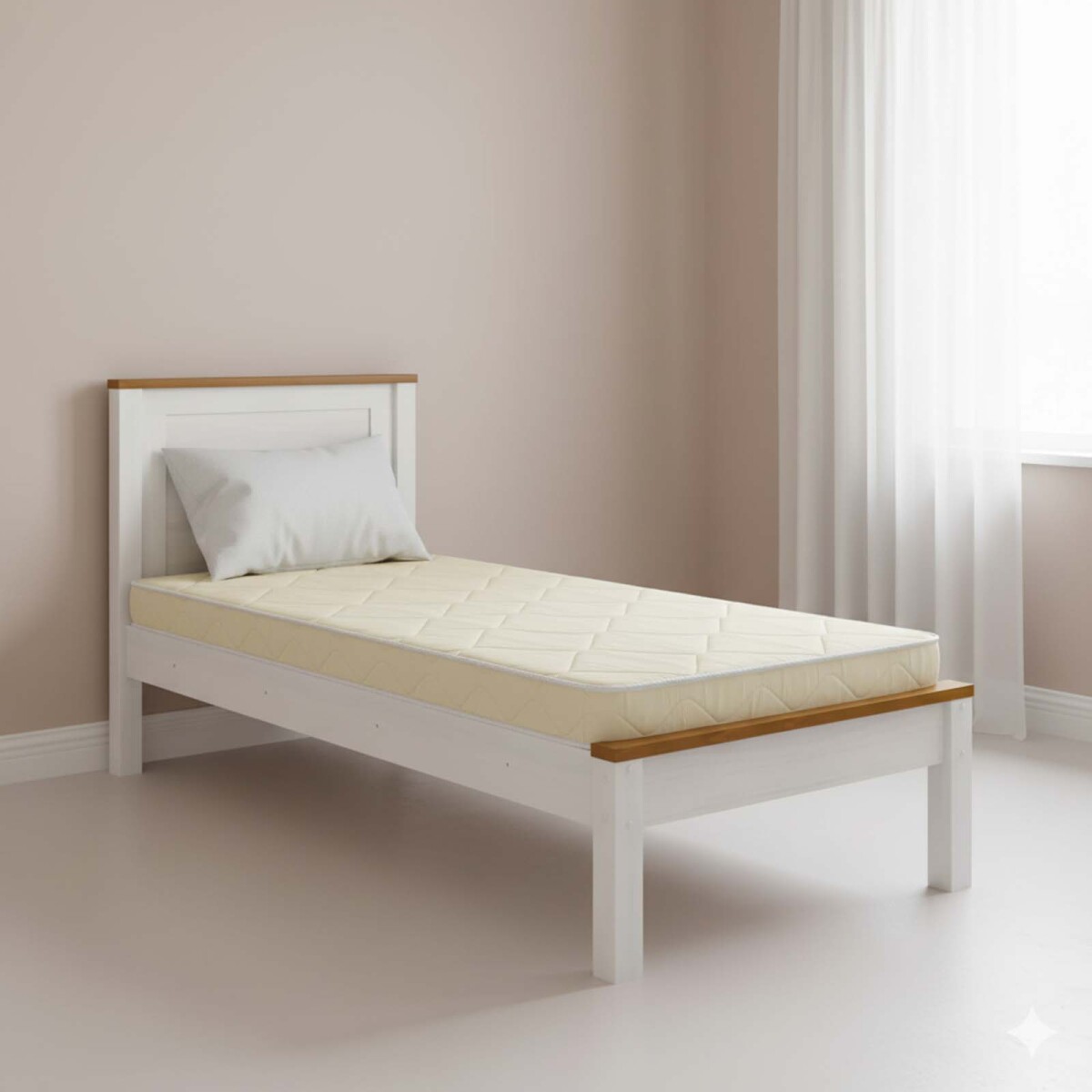 COLCHÓN - 1 PLAZA ESPUMA BLANCO TAMARINDO 