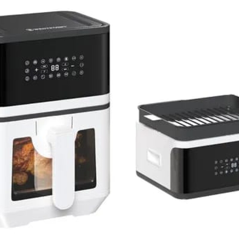 FREIDORA SIN ACEITE WESTPOINT 8.0 LT 1650W CON GRILL BLANCO FREIDORA SIN ACEITE WESTPOINT 8.0 LT 1650W CON GRILL BLANCO