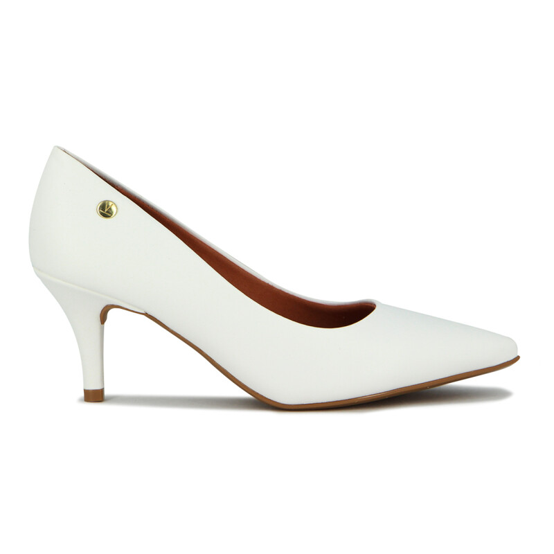Zapato Vizzano Mujer Lxv Taco 7cm Punta Fina Blanco