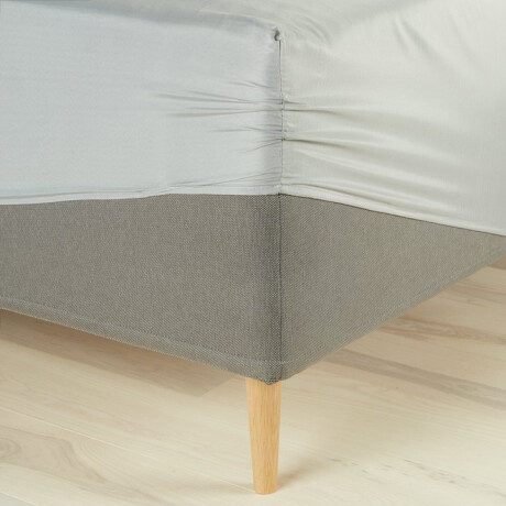 Sábana ajustable micro MIRIAM 90x200x25 gris Gris