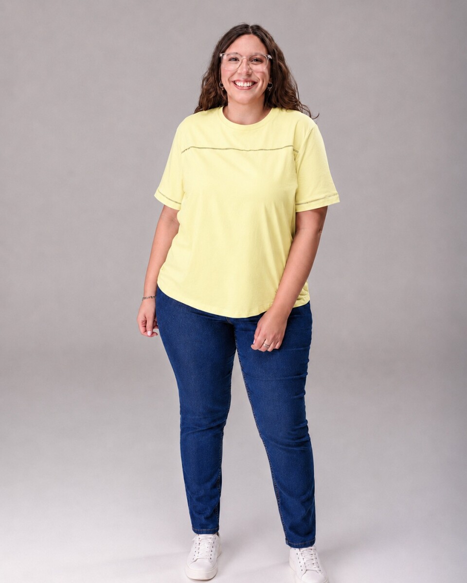 Remera Festón - amarillo 