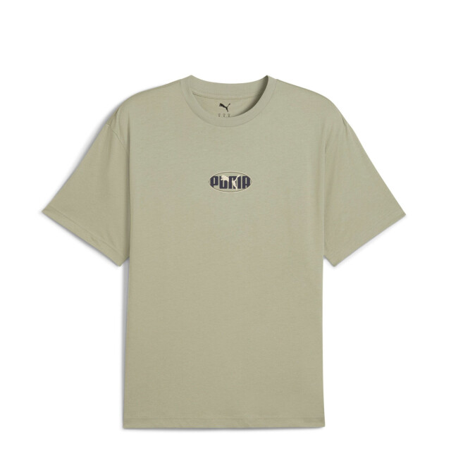 Remera de Hombre Puma Logo Lab Relax Verde