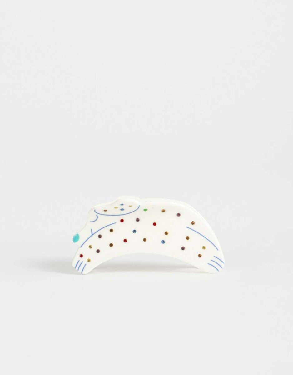 Broche De Perrito - Blanco Crudo 