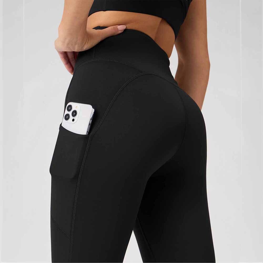 Leggings Cold Weather High-Waisted Pocket Mujer Black