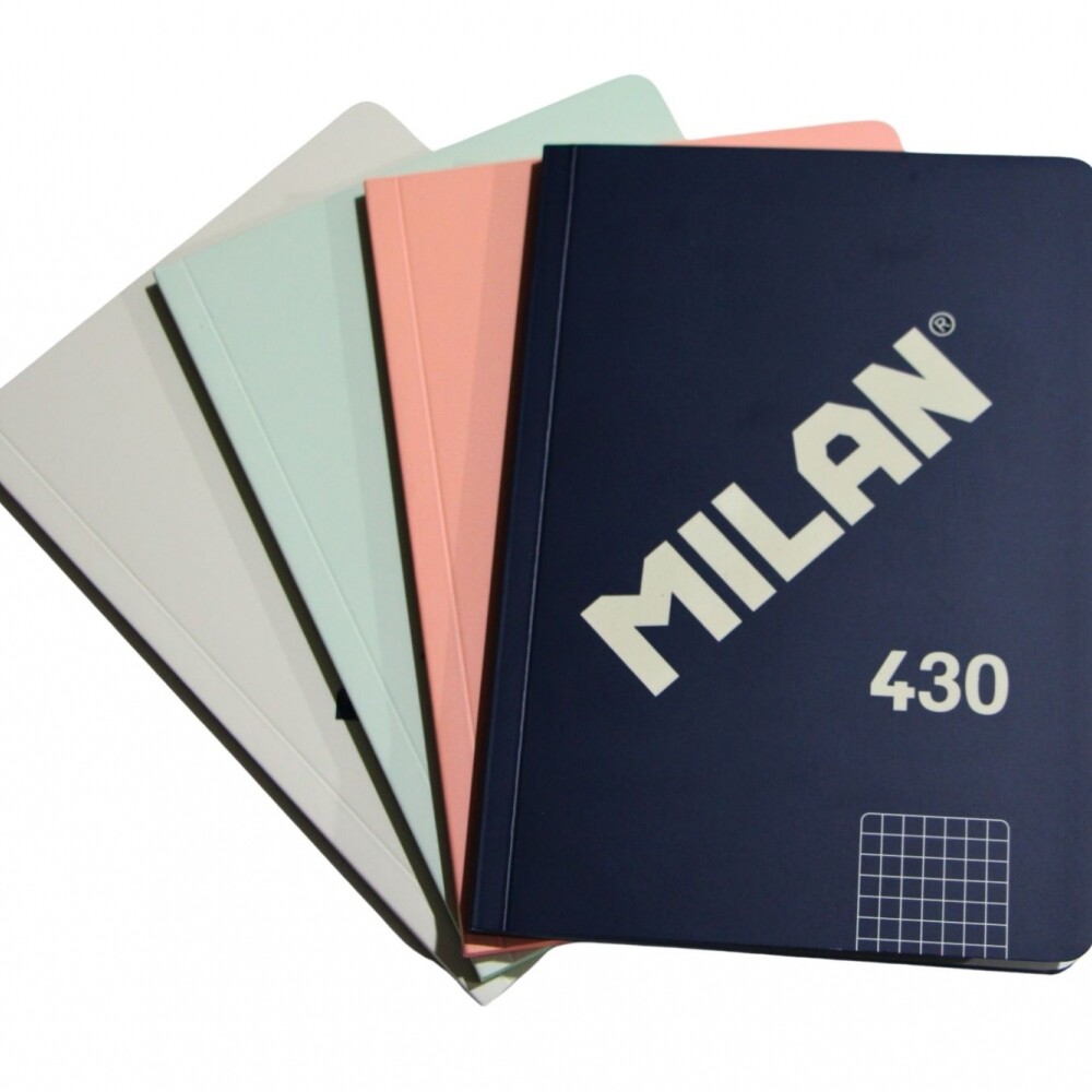 CUADERNO MILAN TAMAÑO A5 CUADRICULADO DE 48 HOJAS COLOR ROSADO CUADERNO MILAN TAMAÑO A5 CUADRICULADO DE 48 HOJAS COLOR ROSADO