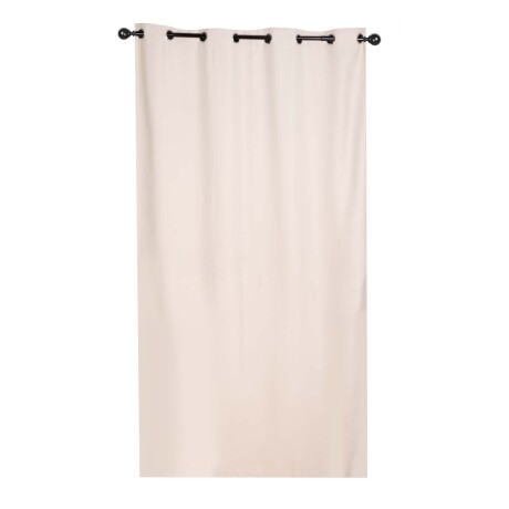 CORTINA C/ARGOLLAS POLIESTER NATURAL-BEIGE COLBIE 140*260