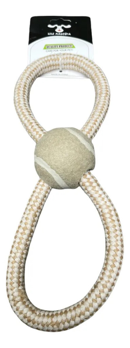 Juguete Para Perro De Cuerda Y Pelota 8 - Okidoki 