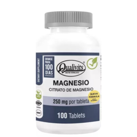 Magnesium Citrato 250mg 100 Tabletas Magnesium Citrato 250mg 100 Tabletas