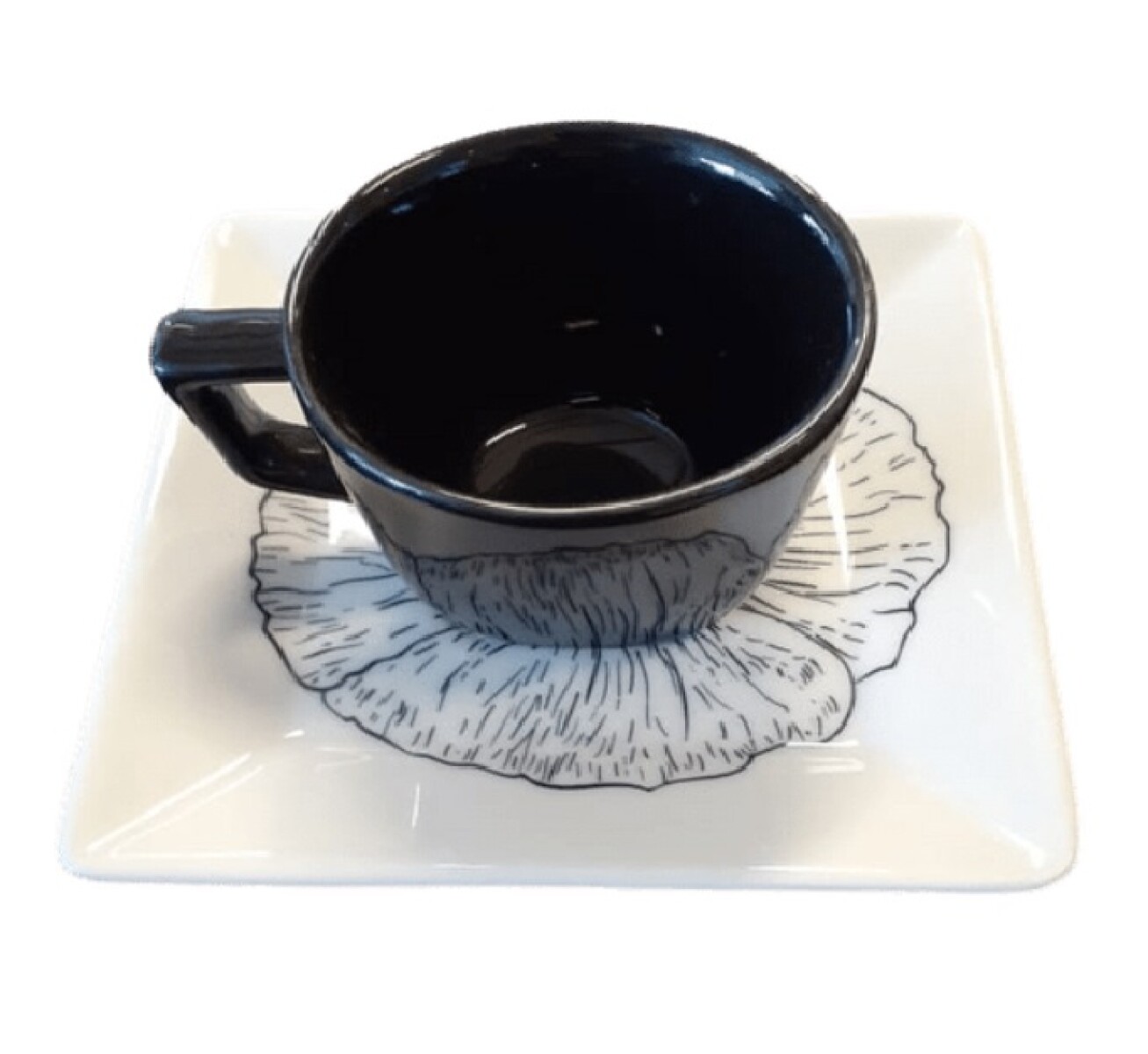 Taza con platito 75ml. 
