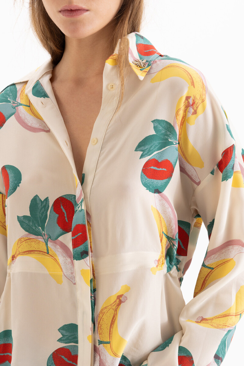 CAMISA FRUIT Beige