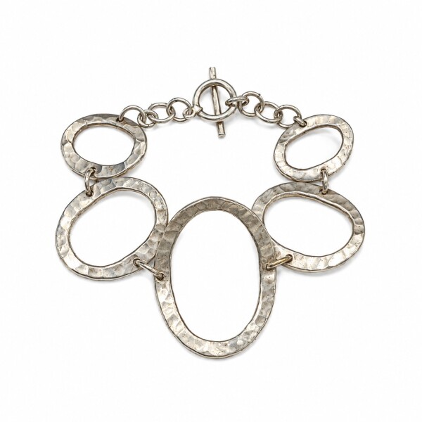 Pulsera aros-Plata 925-sin piedra-PU3918 sinpiedra