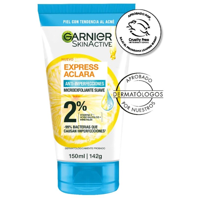 Limpiador Profundo Garnier Anti-Imperfecciones Express Aclara 150ml Limpiador Profundo Garnier Anti-Imperfecciones Express Aclara 150ml