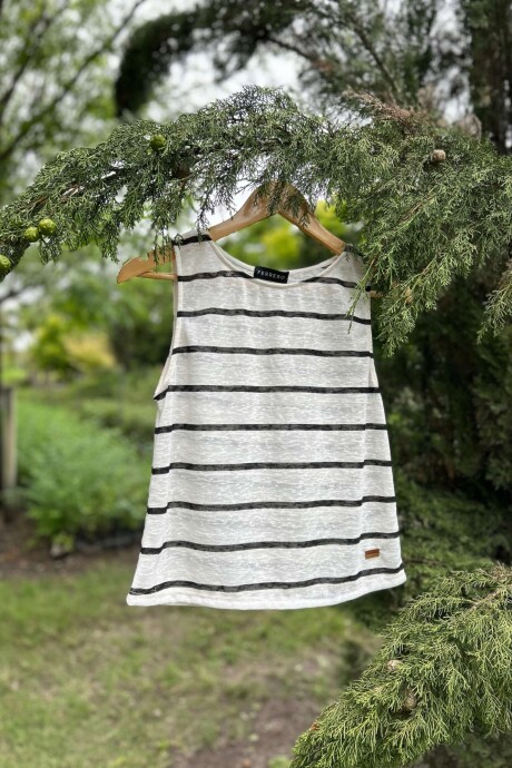 Musculosa Loica Blanco y Negro