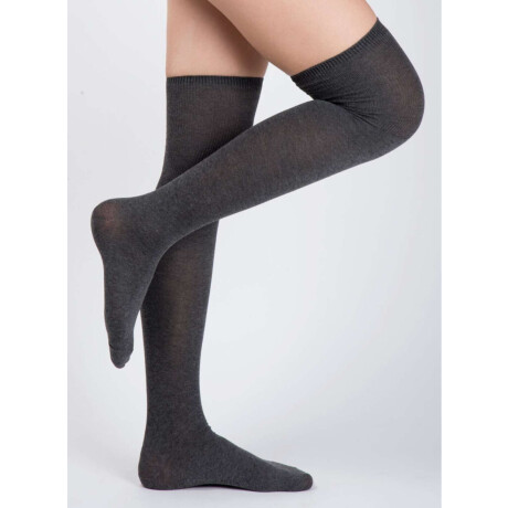 Medias 7/8 tejidas Gris oscuro