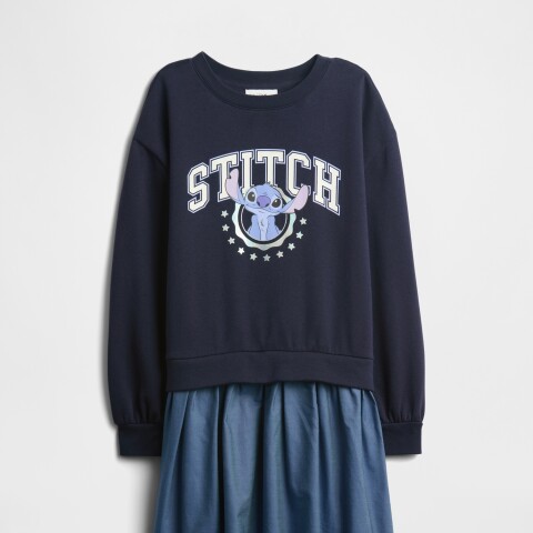 V-DIS STITCH K2W FLC DRESS NAVY UNIFORM