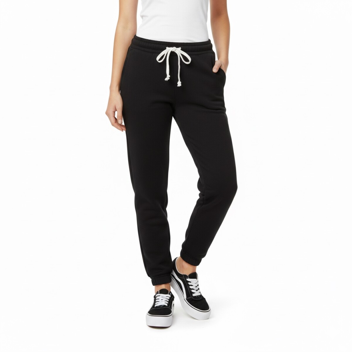 CHERRY PANT JOGGING - BLACK 