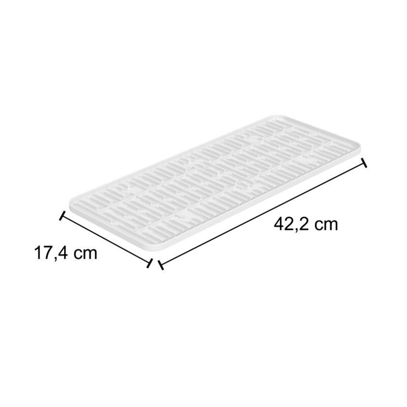 ESCURRIDOR BANDEJA PLASTICO BLANCO