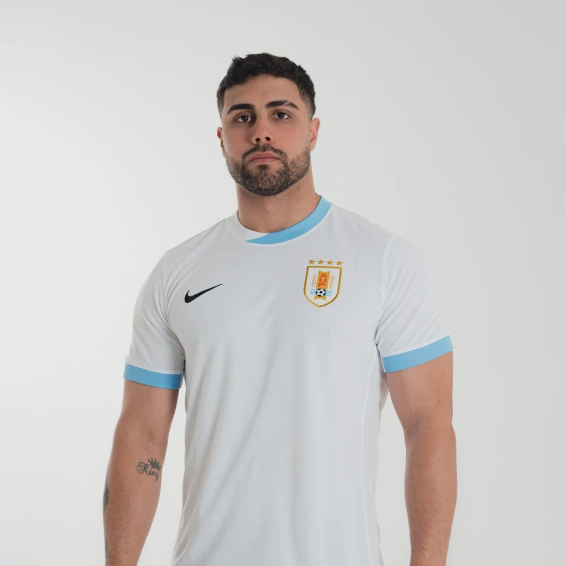 Camiseta Oficial Uruguay de Hombre Blanco