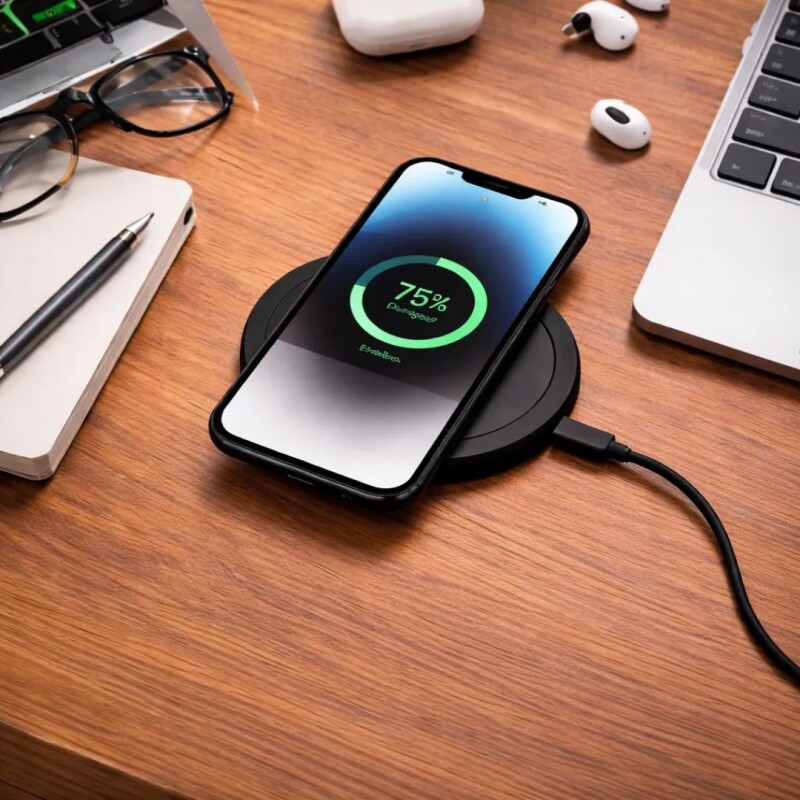 Cargador Inalámbrico Klasse | Conección por cable Type-c incluido Cargador Inalámbrico Klasse | Conección por cable Type-c incluido