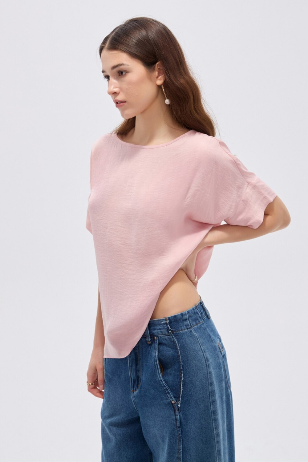 Blusa Burei Rosa Viejo