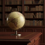 GLOBO TERRAQUEO 20x26.5CM HIERRO DORADO GLOBO TERRAQUEO 20x26.5CM HIERRO DORADO