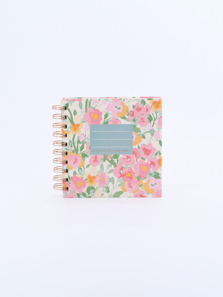 LIBRETA FLORES VINTAGE ESTAMPADO 1