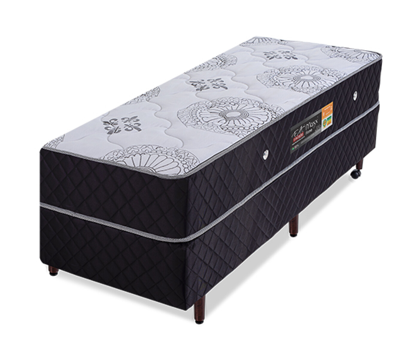 Conjunto Sommier + Colchón 1 Plaza MAXX FIRME 88x188x59 