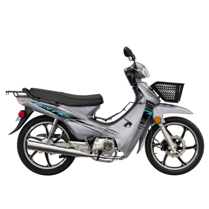 Moto Baccio Cub Px110 F Llanta De Aleacion Gris