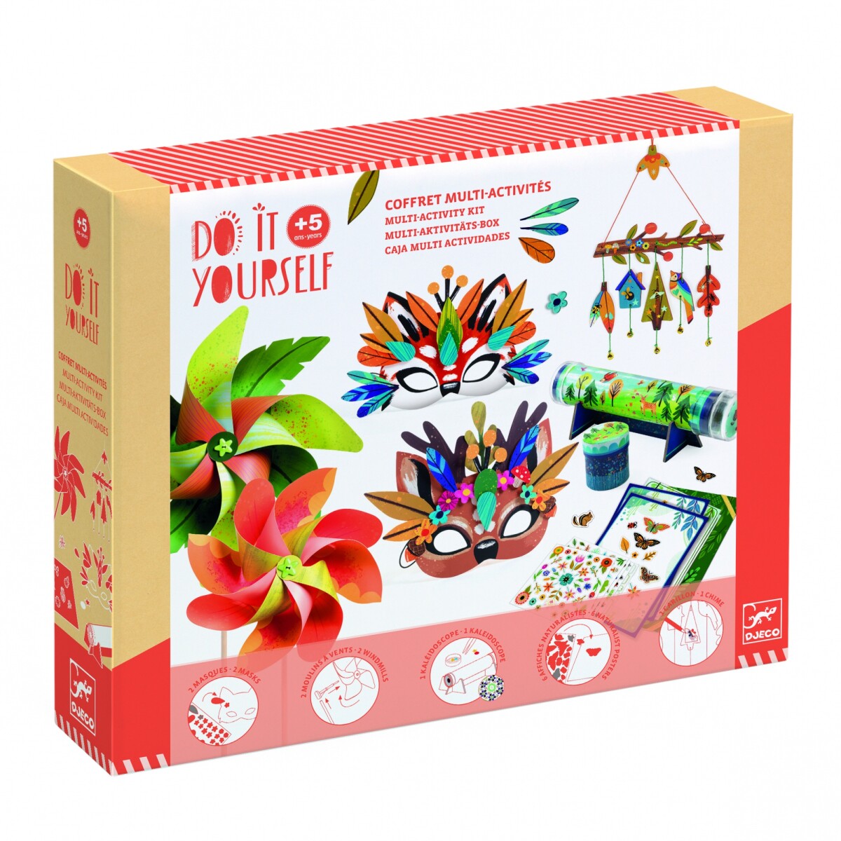 KITMANDJECO - Kit De Activdades Munuales Para Niños Djeco 5+ - Nature 