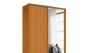 Ropero 2 puertas Corredizas con Espejo - Frizatto Marrón