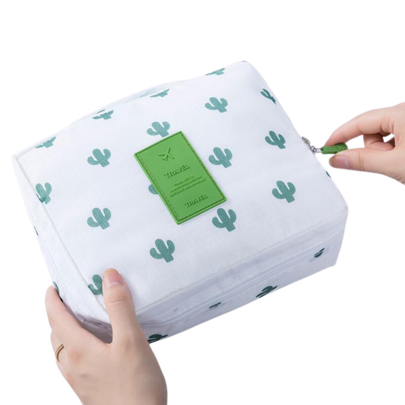 Organizador Estuche Cosmético Neceser Viaje Almacenamiento Estampado 4
