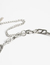 Collares Cortos Metal Collar De Acero Men's Collection - Plateado
