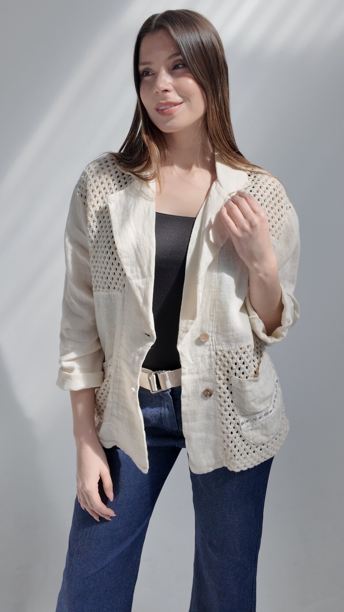 Blazer Bolonia Beige