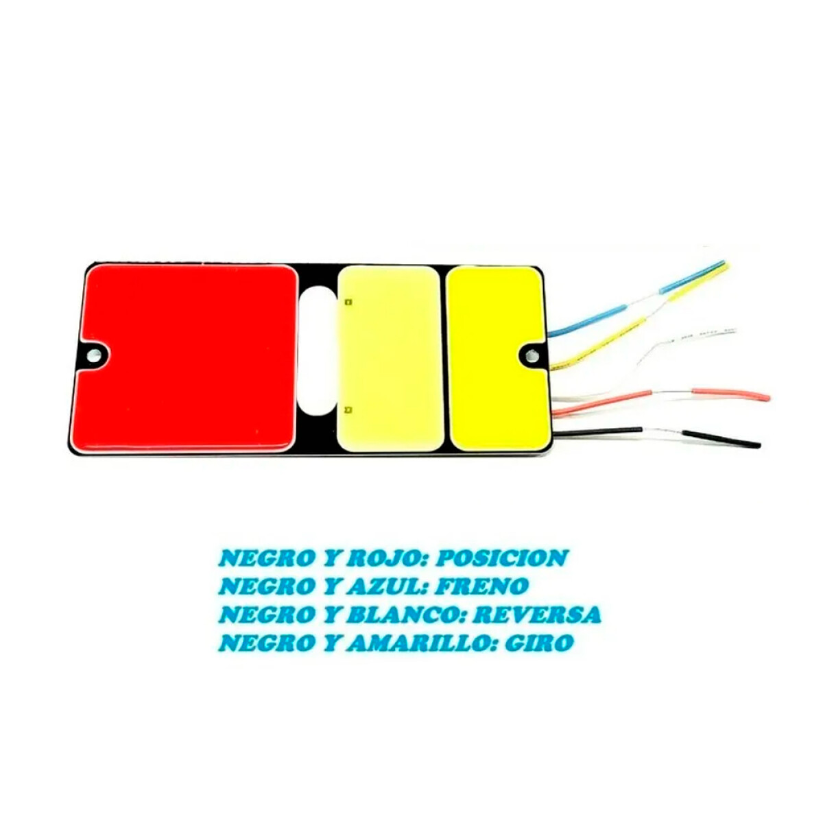 FAROL - TRAS CHATO LED M.ATRAS 12V 15,5X7CM X UNIDAD - 