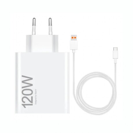 Combo De Carga XIAOMI 120W Conector Tipo A Con Cable USB-C Combo De Carga XIAOMI 120W Conector Tipo A Con Cable USB-C
