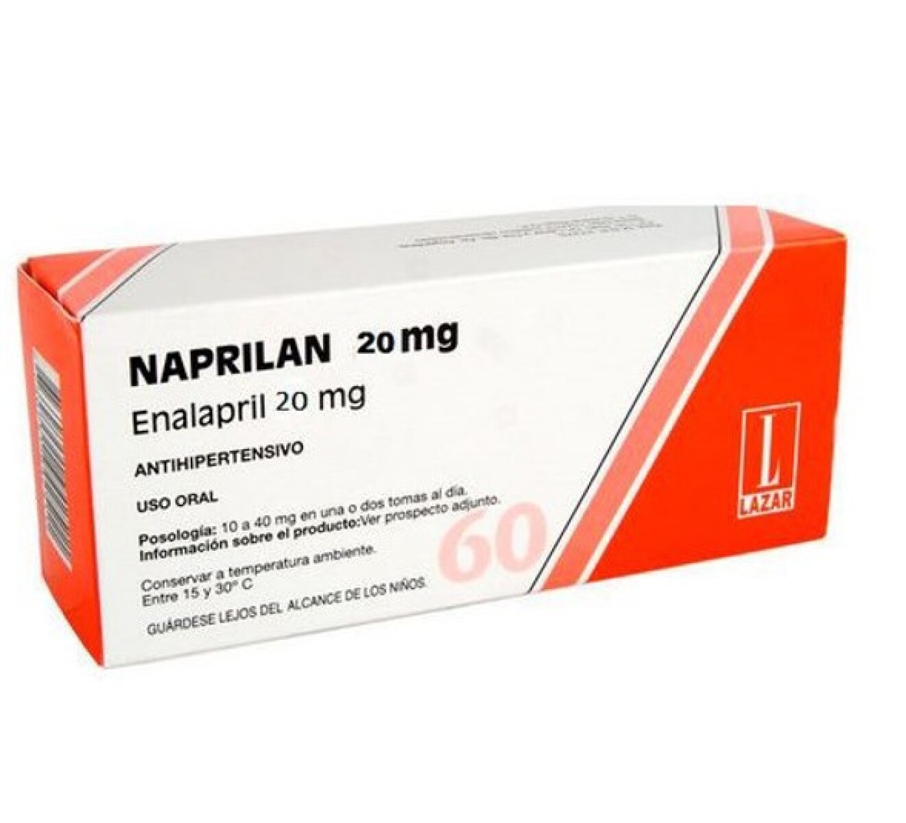 Naprilan 20mg 60 Comprimidos 