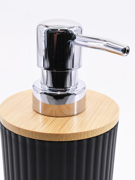 DISPENSADOR BÁSICO BAMBÚ NEGRO