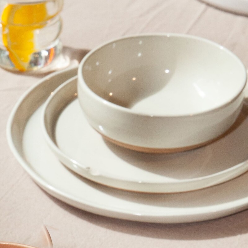 Plato bowl hondo pintitas cerámica Plato bowl hondo pintitas cerámica