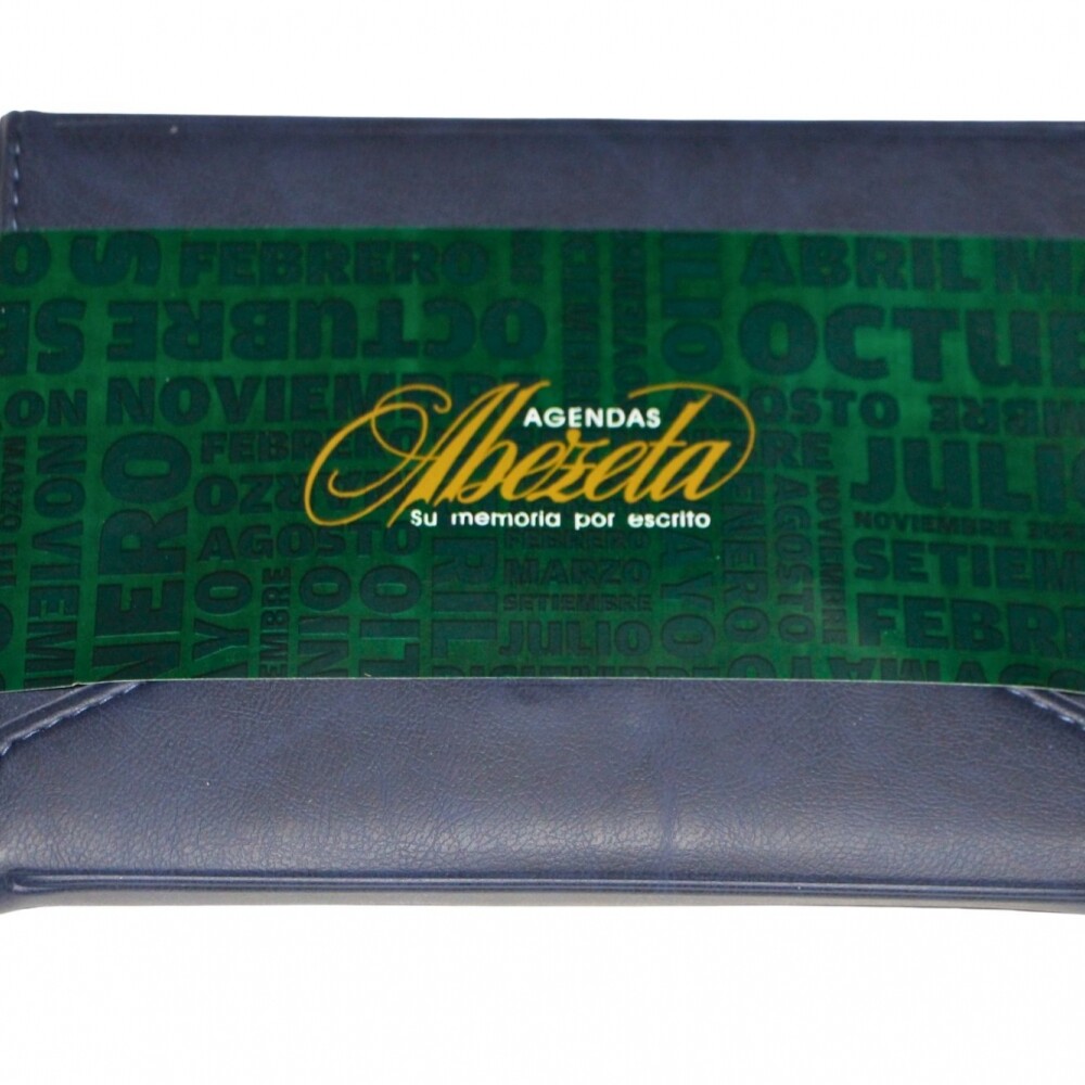 AGENDA ABEZETA CLASSIC MEDIUM 214 CS TAPA COSIDA SOLAPA COLOR AZUL OSCURO