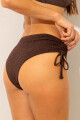 BOMBACHA ALTA JARA CAFE - TEXTURE LUREX FABRIC