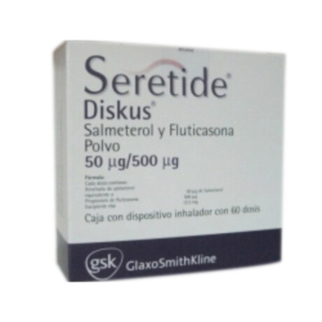 Seretide Diskus 500/50mcg 60 Dosis Seretide Diskus 500/50mcg 60 Dosis